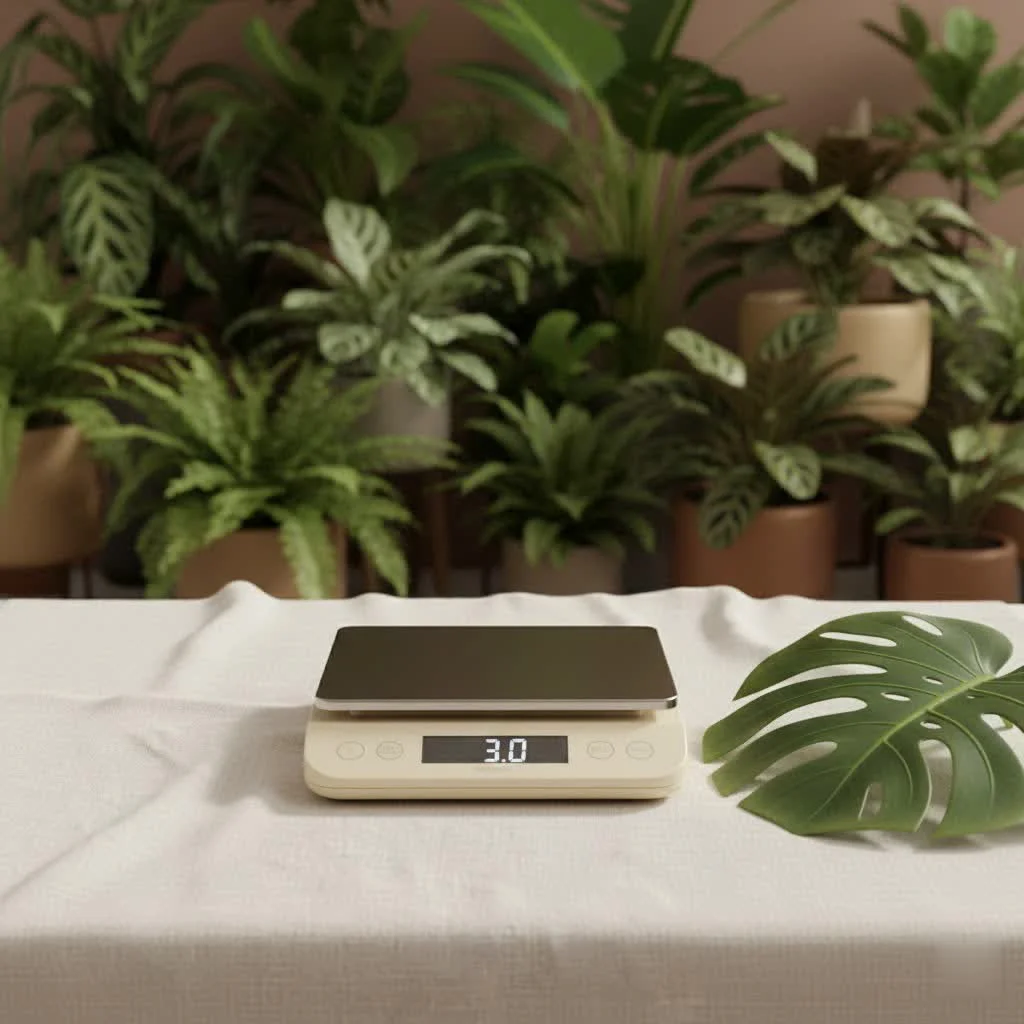 Vintage kitchen scale with a bowl on top