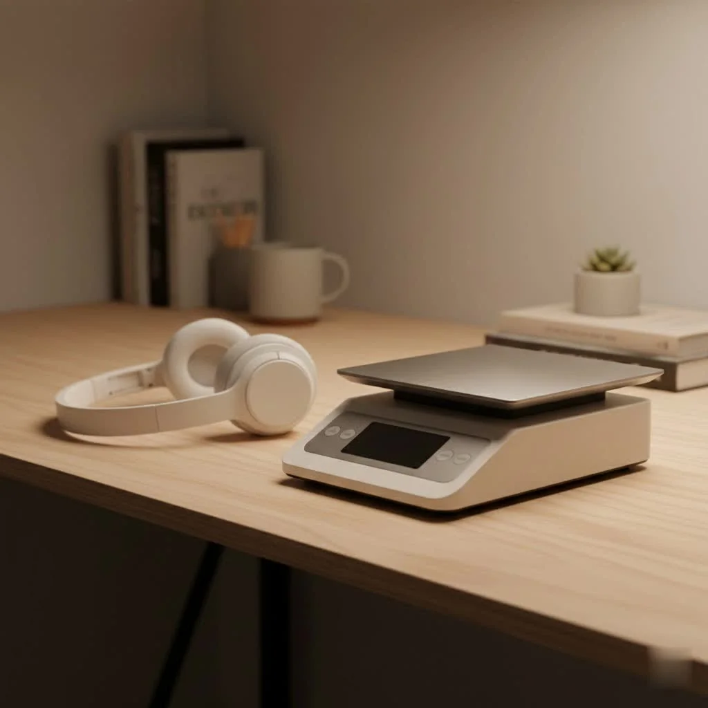 Taylor kitchen scale with a bowl of ingredients