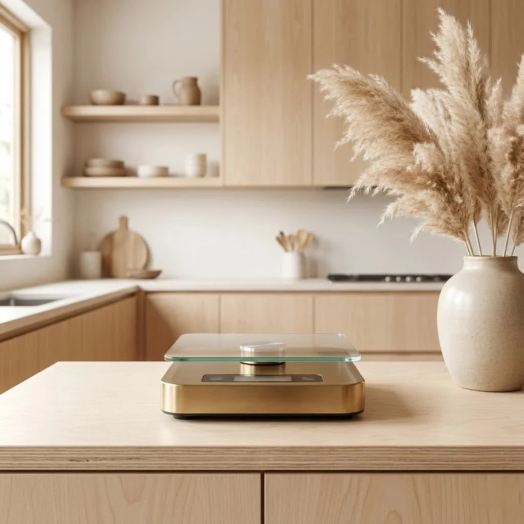 Taylor kitchen scale with a bowl of ingredients